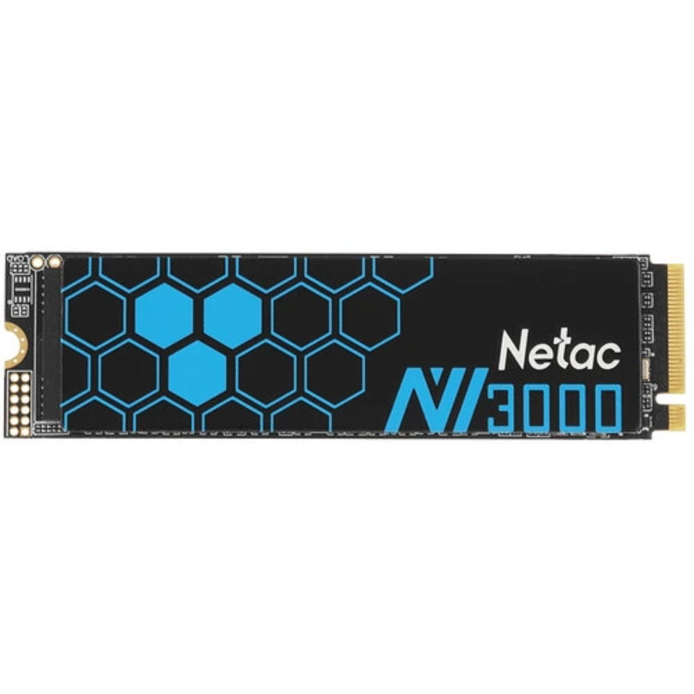 SSD M.2 Netac 2.0Tb NV3000 Series <NT01NV3000-2T0-E4X> Retail (PCI-E 3.0 x4, up to 3100/2100MBs, 3D NAND, 1200TBW, NVMe 1.3, 22х80mm, heatsink)