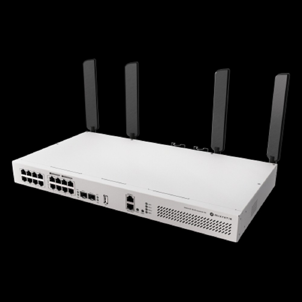 MikroTik CRS418-8P-8G-2S+5axQ2axQ-RM Коммутатор управляемый, беспроводной L2+\L3, 16*RJ45 1Gbit, 8*Poe out, 2*SFP+, Wifi 6