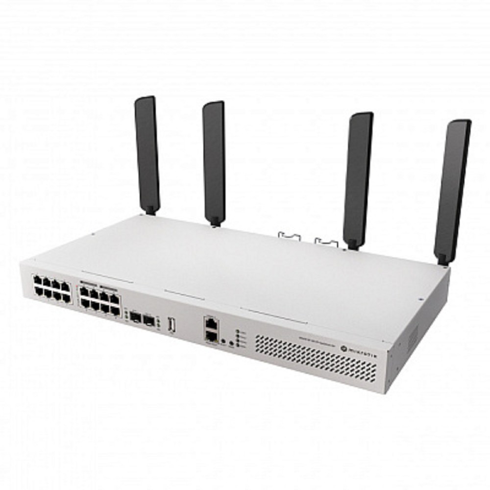 MikroTik CRS418-8P-8G-2S+5axQ2axQ-RM Коммутатор управляемый, беспроводной L2+\L3, 16*RJ45 1Gbit, 8*Poe out, 2*SFP+, Wifi 6