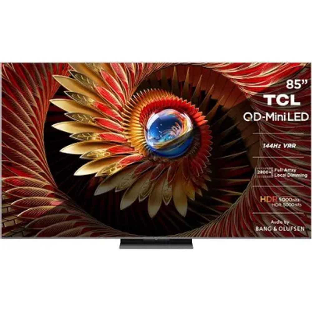 TCL 85" 85C8K QD-Mini LED Frameless черный 4K Ultra HD 144Hz DVB-T DVB-T2 DVB-C DVB-S DVB-S2 USB WiFi Smart TV