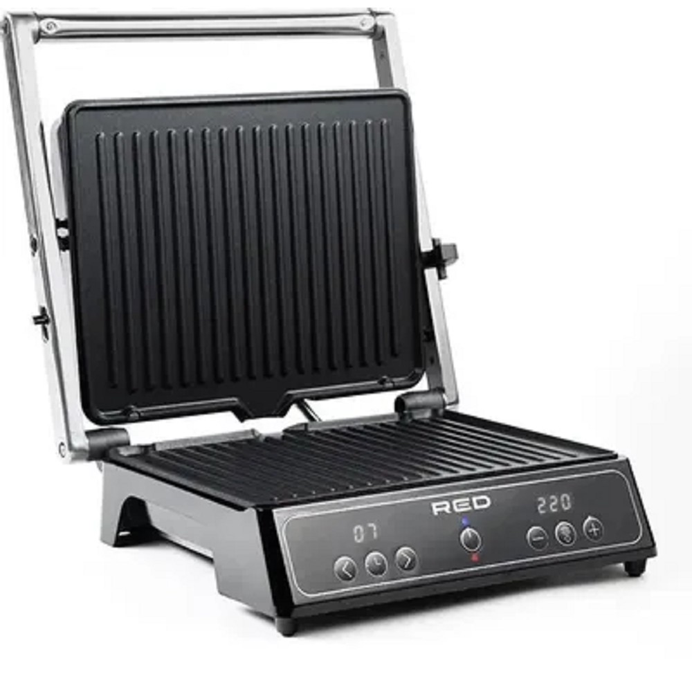 REDMOND RGM-M809 SteakMaster Электрогриль, 2000Вт, черный/серебристый