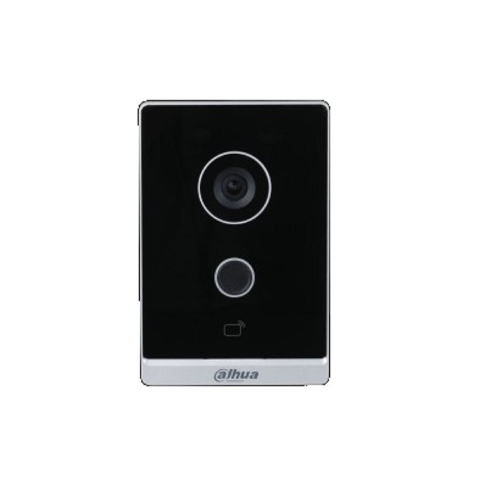 DAHUA DHI-VTO2211G-WP Вызывная WIFI панель с разрешением камеры 2мп и CMOS сенсором, IP65, поддержка режима "Ночь" и голосового оповещения, питание DC 12V