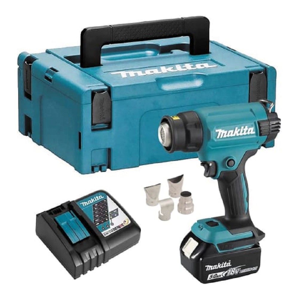 Технический фен Makita DHG181RT1J темп.150/250/350/450/550С