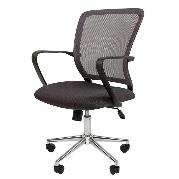 Офисное кресло Chairman    698   Россия     TW-04 серый хром new	 (7077479)