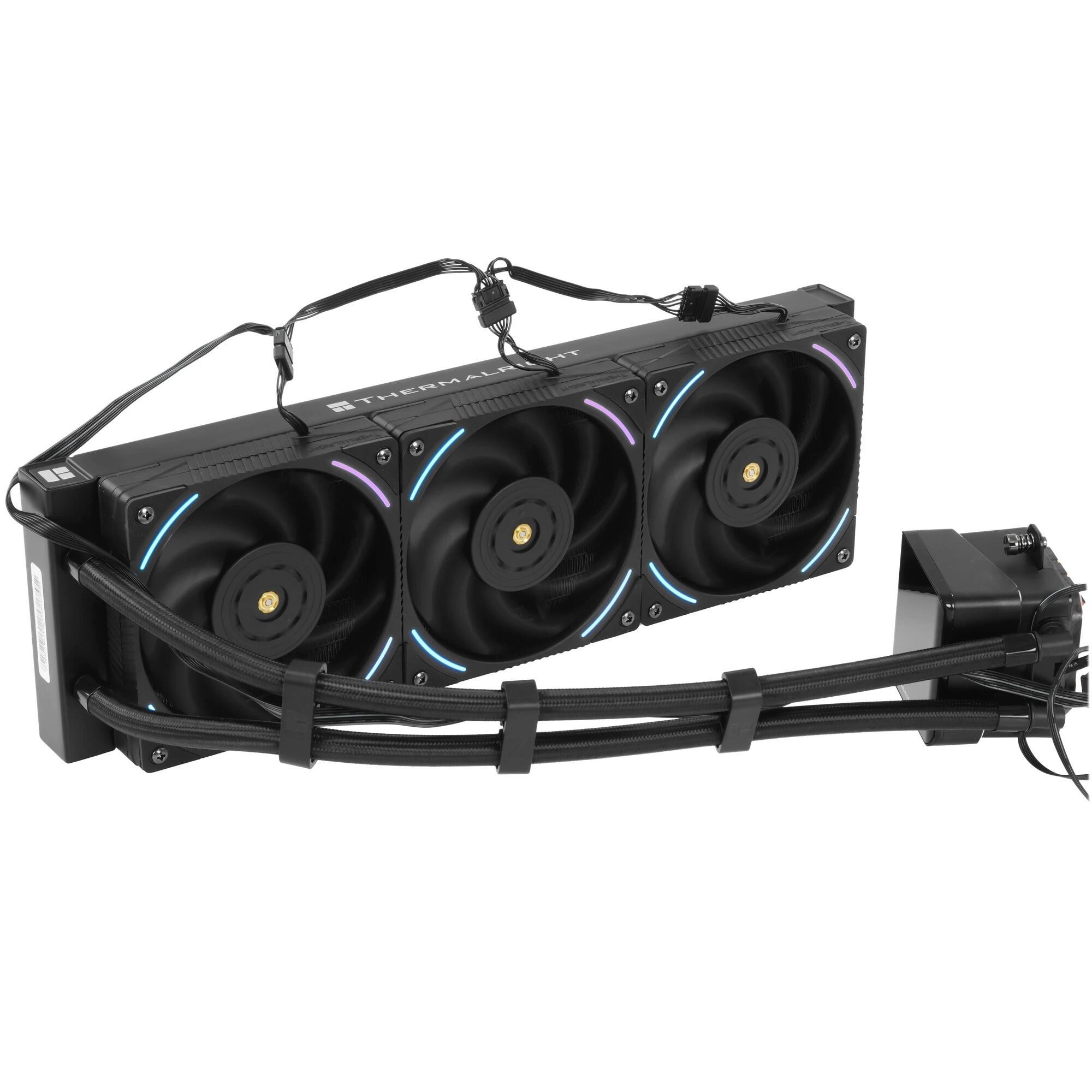 Thermalright Система водяного охлаждения Frozen Vision 360 ARGB Black V2 / 3x120mm ARGB PWM Fans / TRFV360ABV2