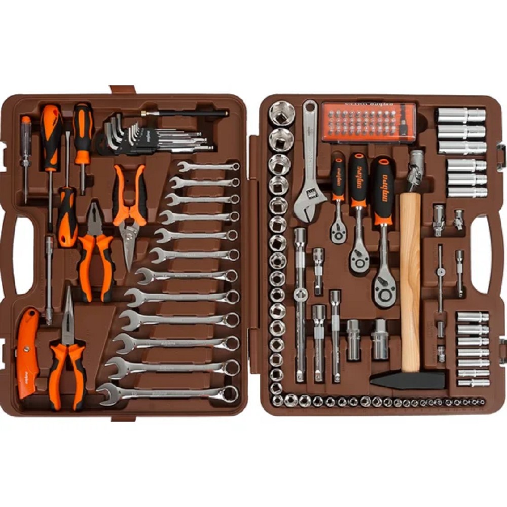 Ombra OMT131S Набор инструмента универсальный 1/4", 3/8" и 1/2"DR, 131 предмет