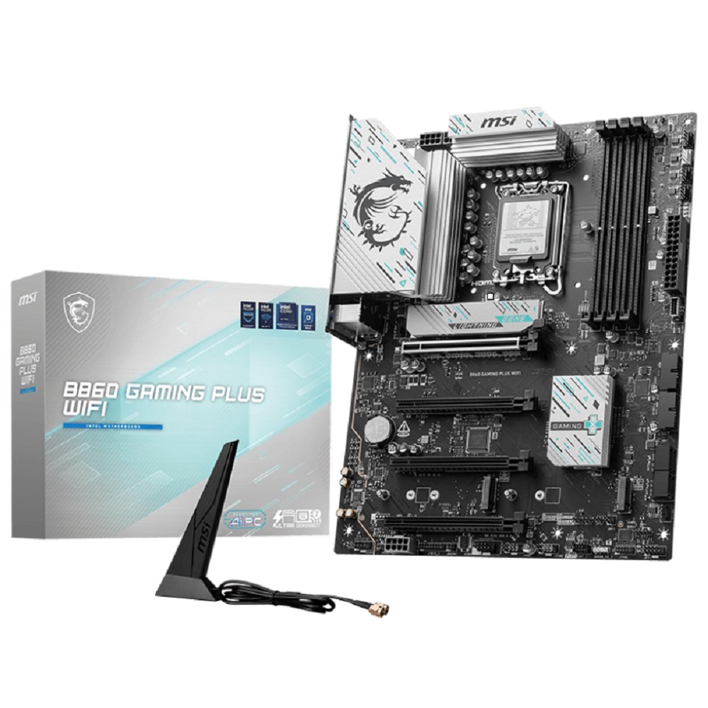 MSI B860M GAMING PLUS WIFI {Soc-1851 Intel B860 4xDDR5 mATX AC`97 8ch(7.1) 5Gigabit RAID+HDMI+DP}