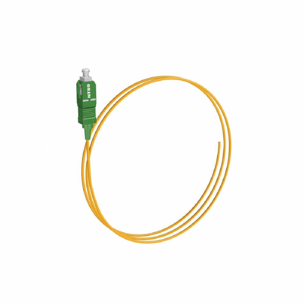 NTSS Пигтейл оптический NTSS SC/APC 9/125мкм 1.5м LSZH  NTSS-PGT-SC/A-9-1.5