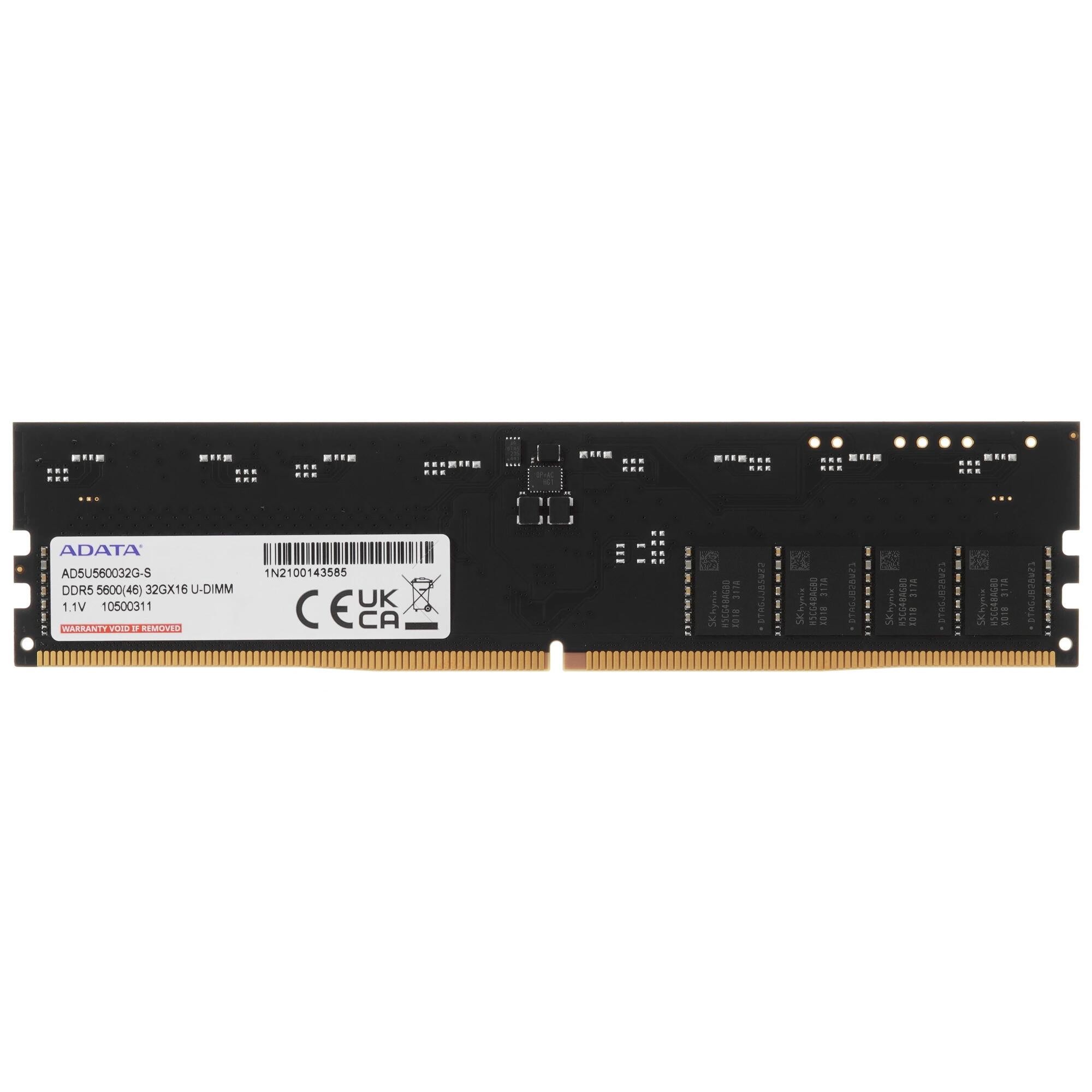 A-data DDR5 DIMM 32GB DDR5-5600 AD5U560032G-S 