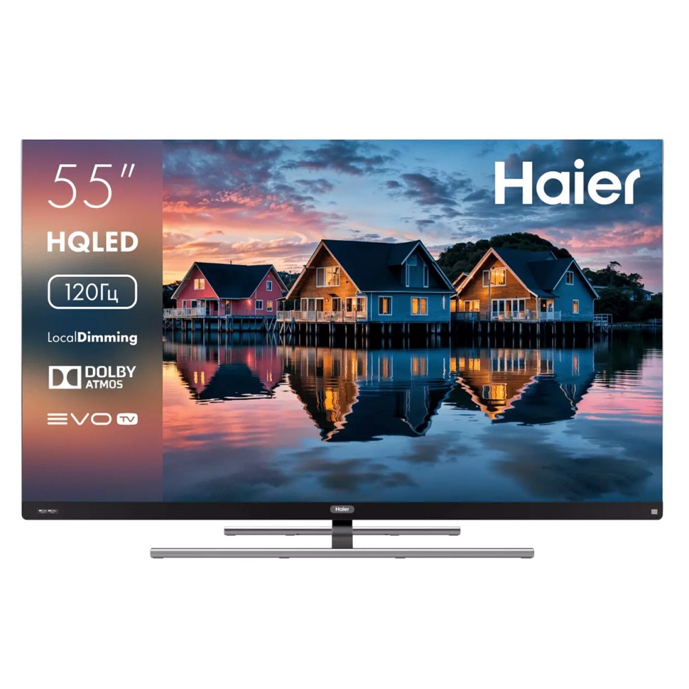 55" Телевизор Haier 55 Smart TV S7 {K Ultra HD (3840x2160 Пикс), 120 Гц, QLED, Direct LED}