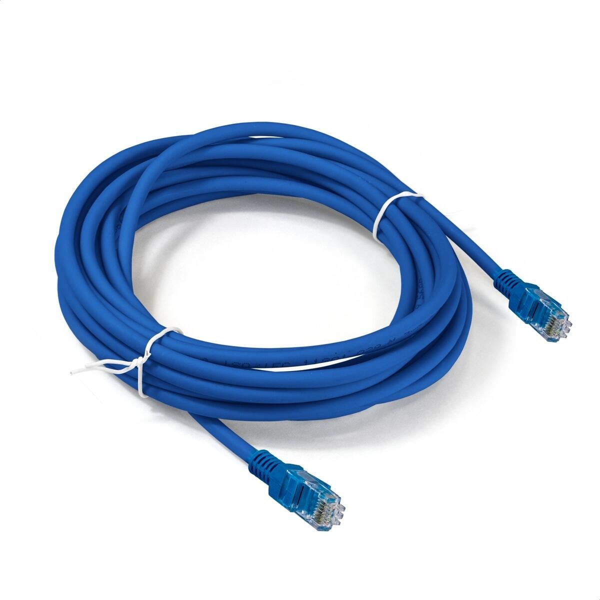 Exegate EX300499RUS Патч-корд медный ExeGate UTP-RJ45-RJ45-5e-CU-5M-BL, UTP, cat.5e, 5м, синий