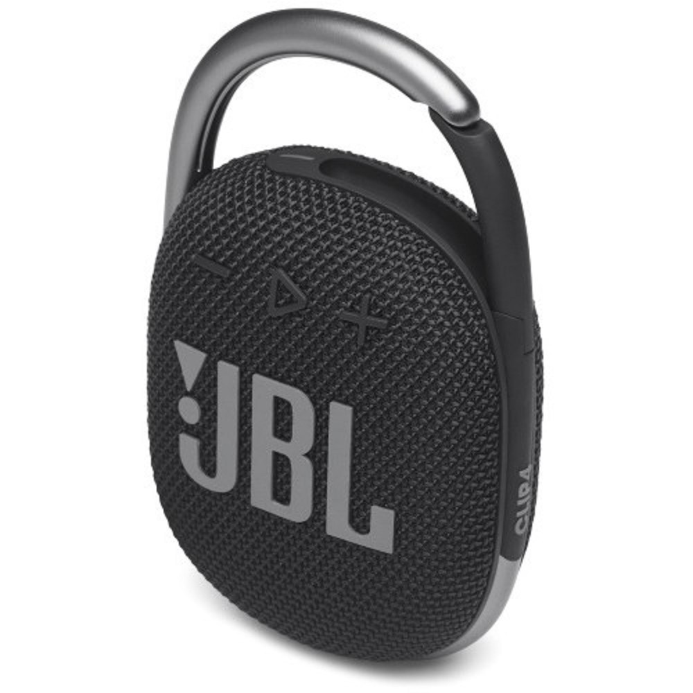 Колонка порт. JBL Clip 4 черный 5W 1.0 BT 15м 500mAh (JBLCLIP4BLK)
