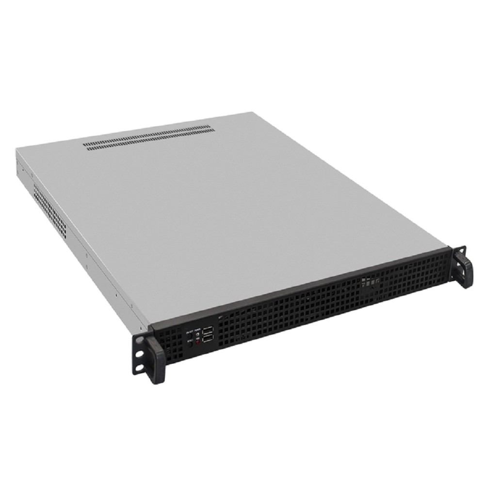 Exegate EX293171RUS Серверный корпус ExeGate Pro 1U550-04 <RM 19", высота 1U, глубина 550, БП 1U-1000ADS, USB>
