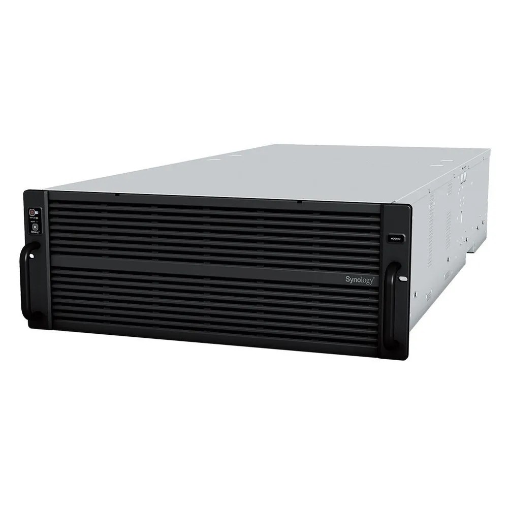 Synology HD6500 Сетевое хранилище 60x3.5" SAS, Intel Xeon Silver 4210R/10x2.4GHz, 64GB DDR4, 2x1 Гбит/с, 2x10 Гбит/с 