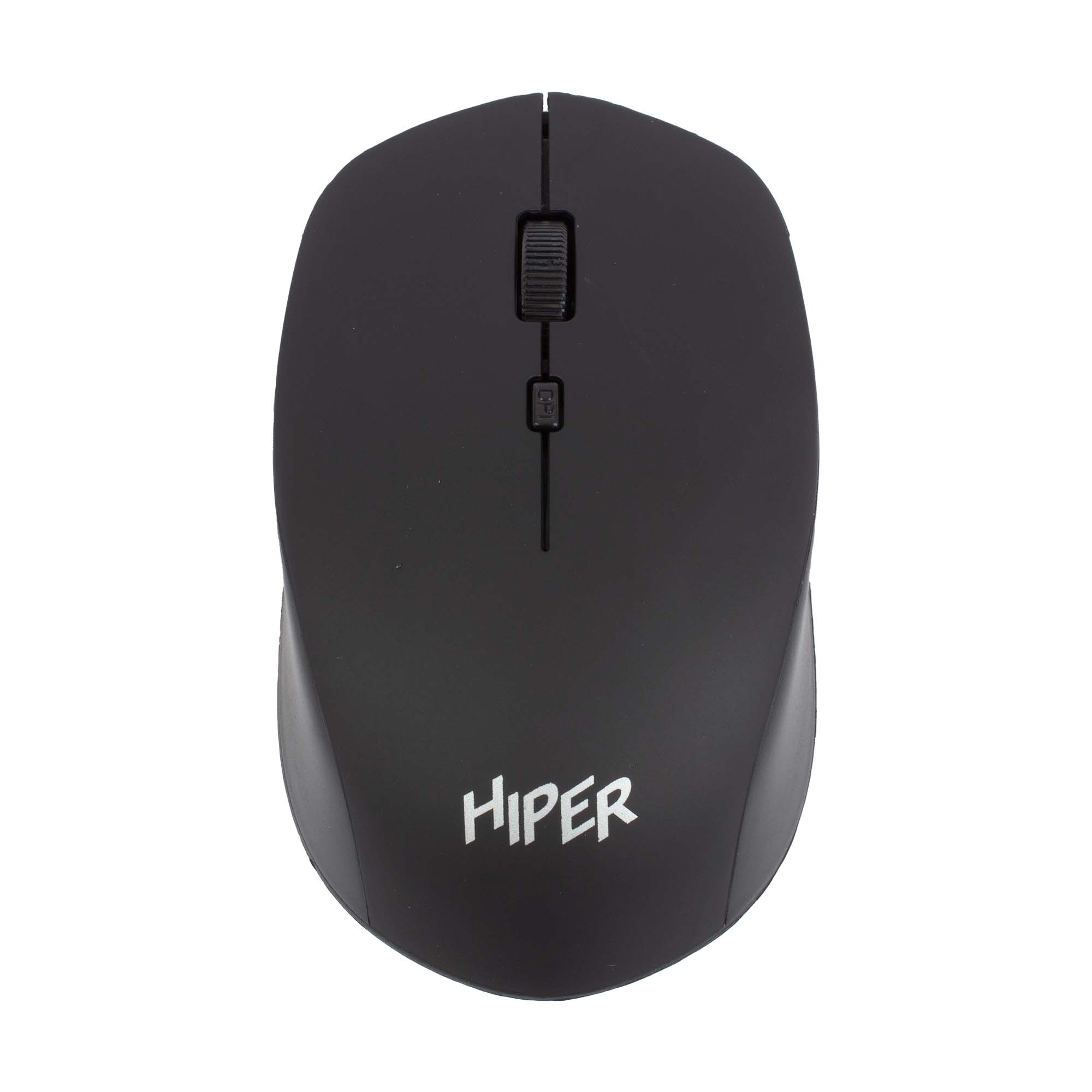 Мышь HIPER беспроводная HOMW-091 {1600dpi, черный, USB, 4кнп}