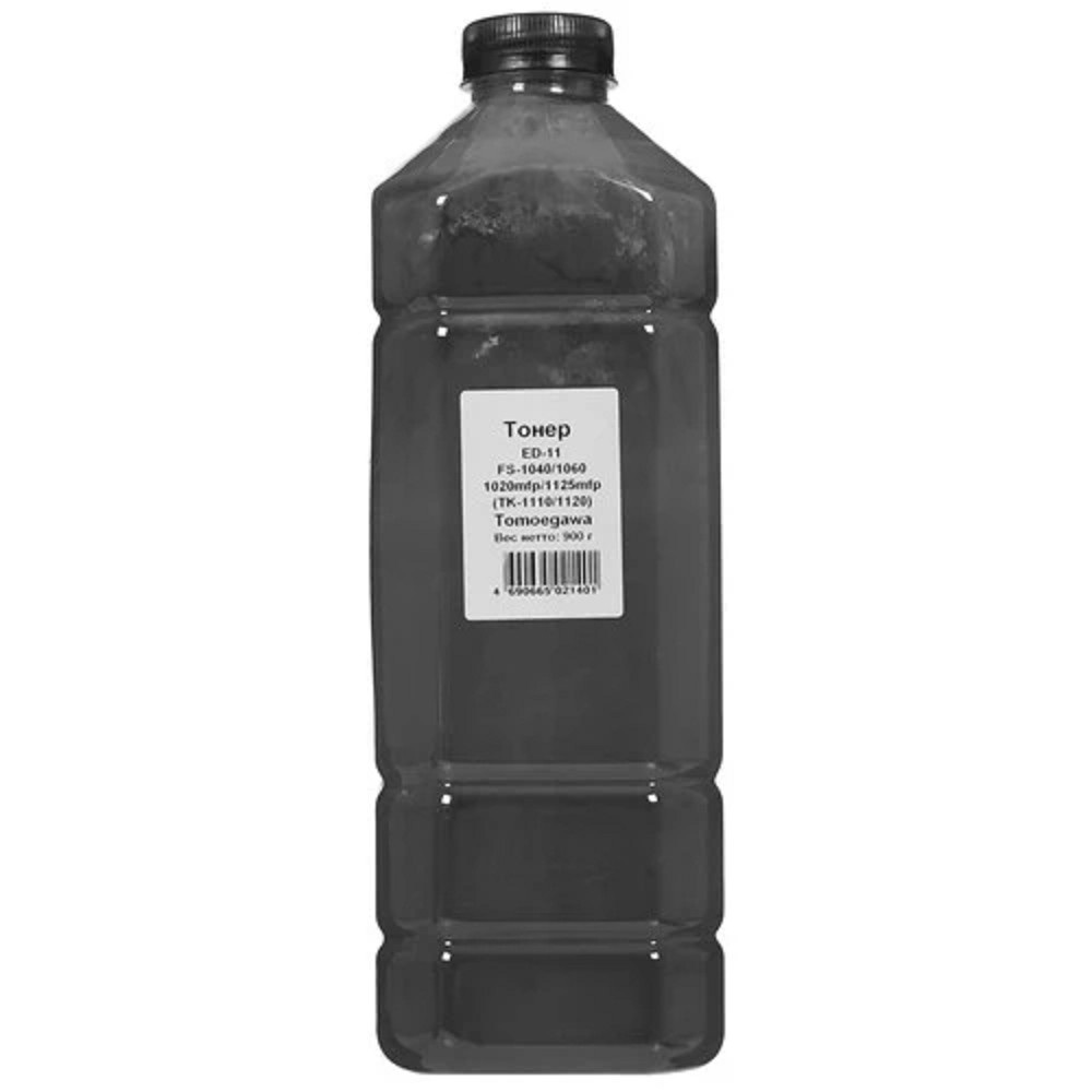 Tomoegawa TK-1110/1120/1115/1125 Тонер  ED-11 для Kyocera FS-1020/1025/1120/1300/1125, 900г, канистра