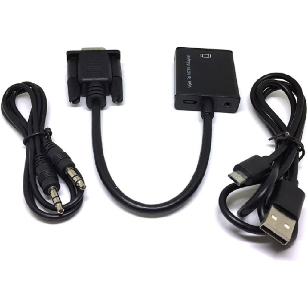 Espada Конвертер VGA + 3,5mm audio jack to HDMI, HCV0201 (44083)
