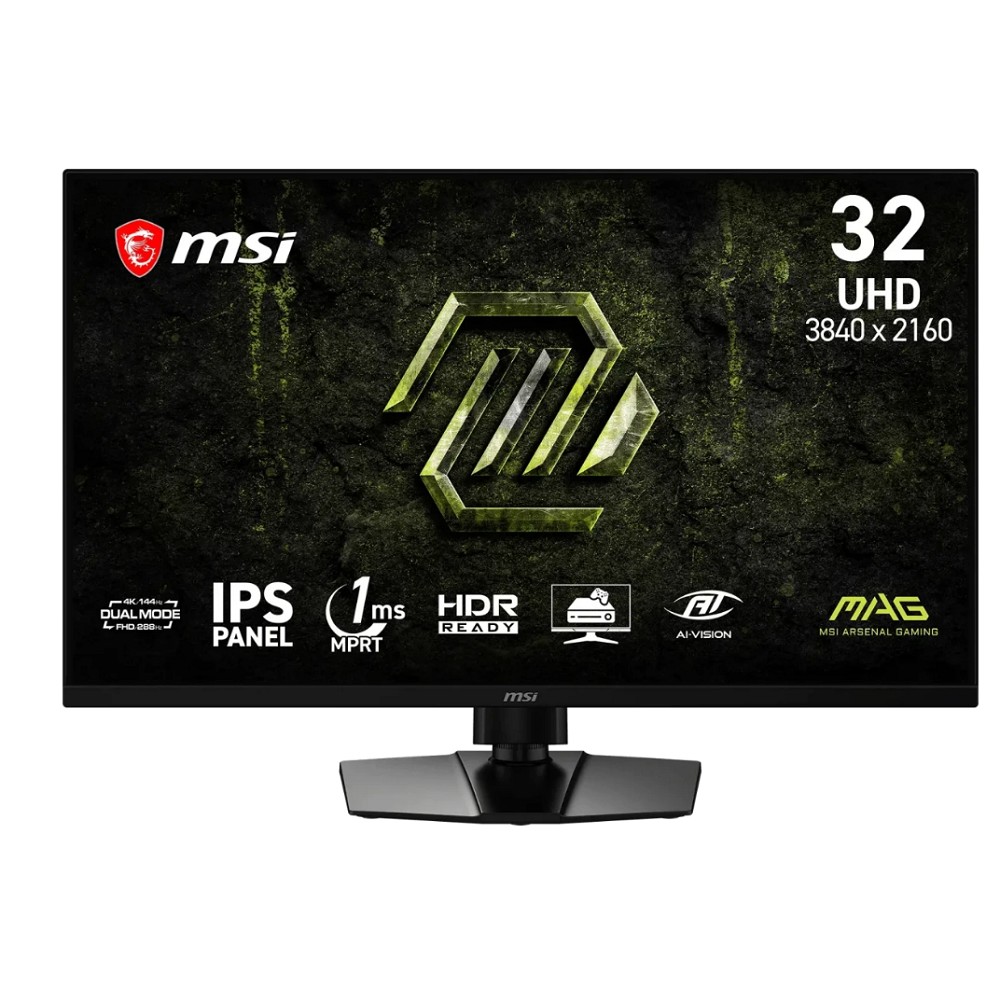 MSI MAG 31.5" 321UPD E14 {IPS 3840x2160@144Hz / 1920x1080@288Hz 4ms 1500:1 300cd 178/178 2xHDMI2.1 DisplayPort1.4 HAS Pivot}
