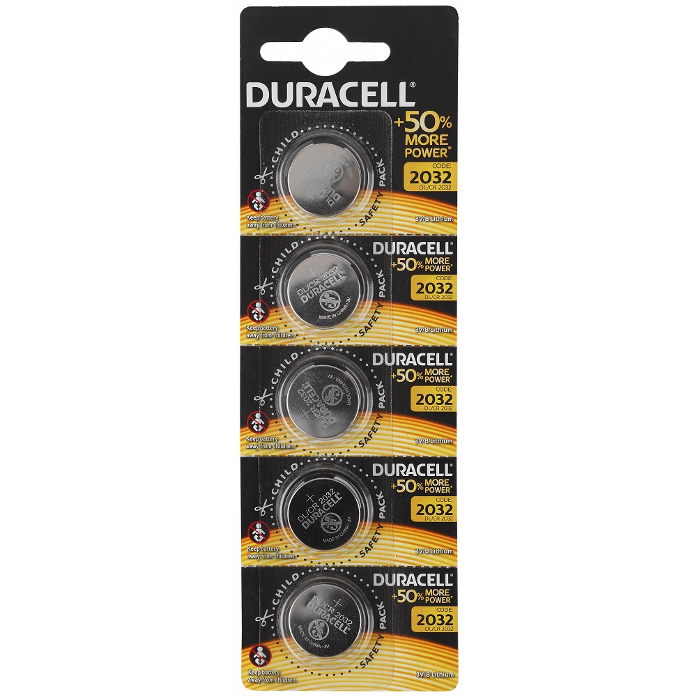 Duracell CR2032/5BL (5 шт. в уп-ке)