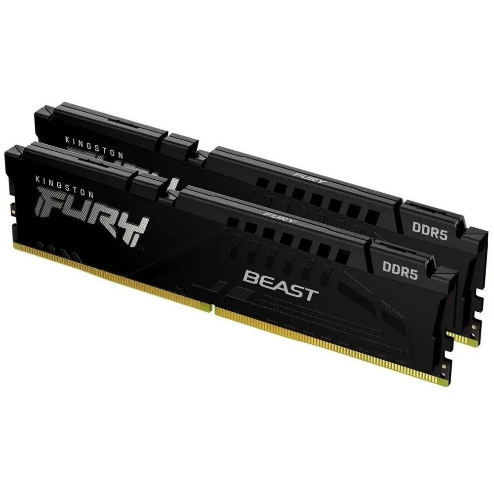 Kingston DDR5 DIMM 64GB 5600MT/s CL40 (Kit of 2) FURY Beast Black KF556C40BB2K2-64