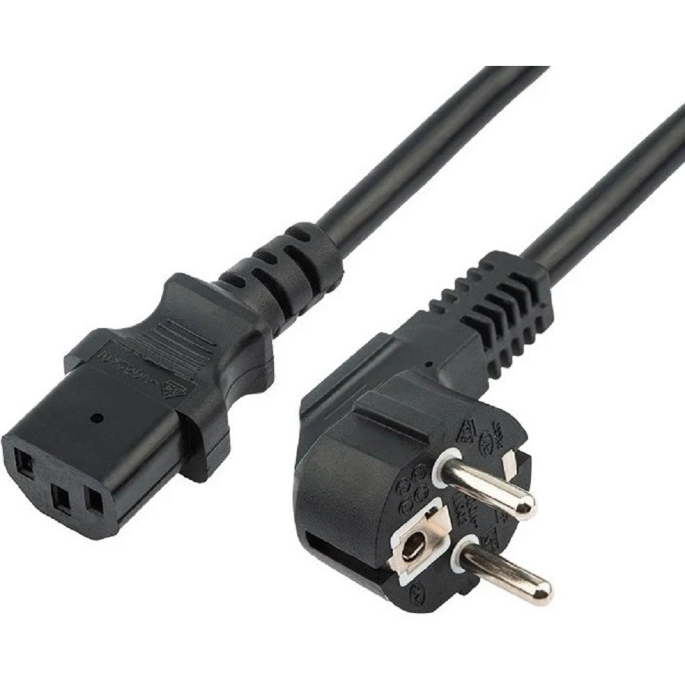 Rexant (04-2738) Шнур сетевой СЕЕ 7/7 (Schuko) – IEC 320 C13 3x1,0мм?, длина 1,8м