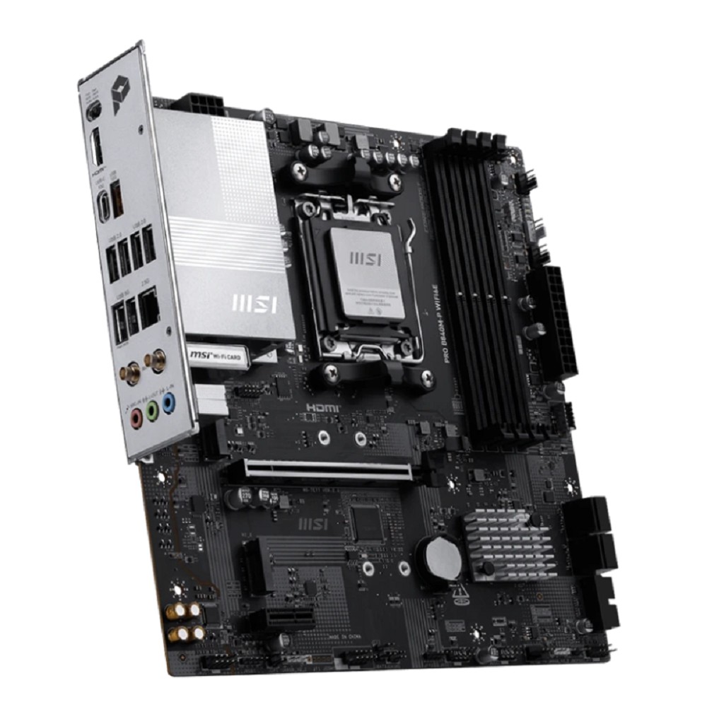 MSI PRO B840M-P WIFI6E {SocketAM5 AMD B840 4xDDR5 ATX AC`97 8ch(7.1) 2.5Gg RAID+HDMI}