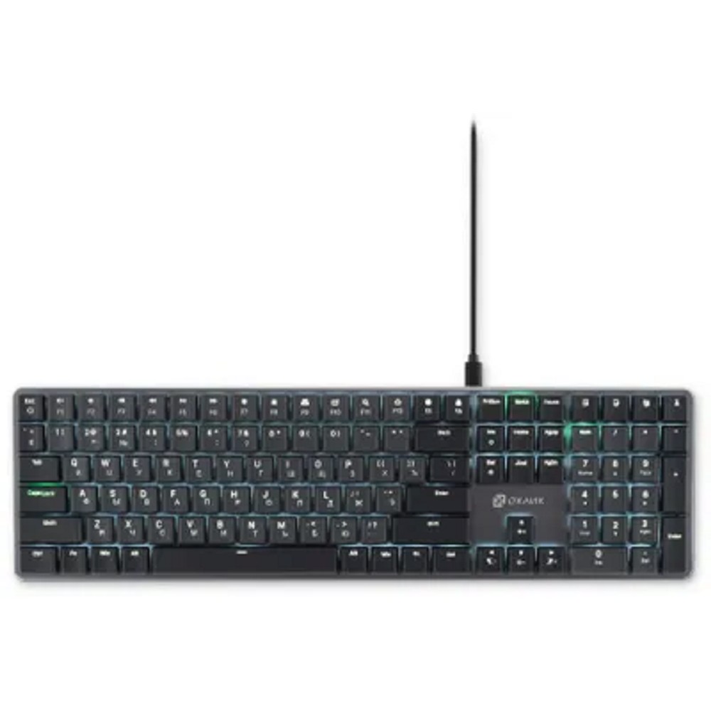 Клавиатура Оклик K953X механическая черный/серый USB Multimedia LED [1901086]