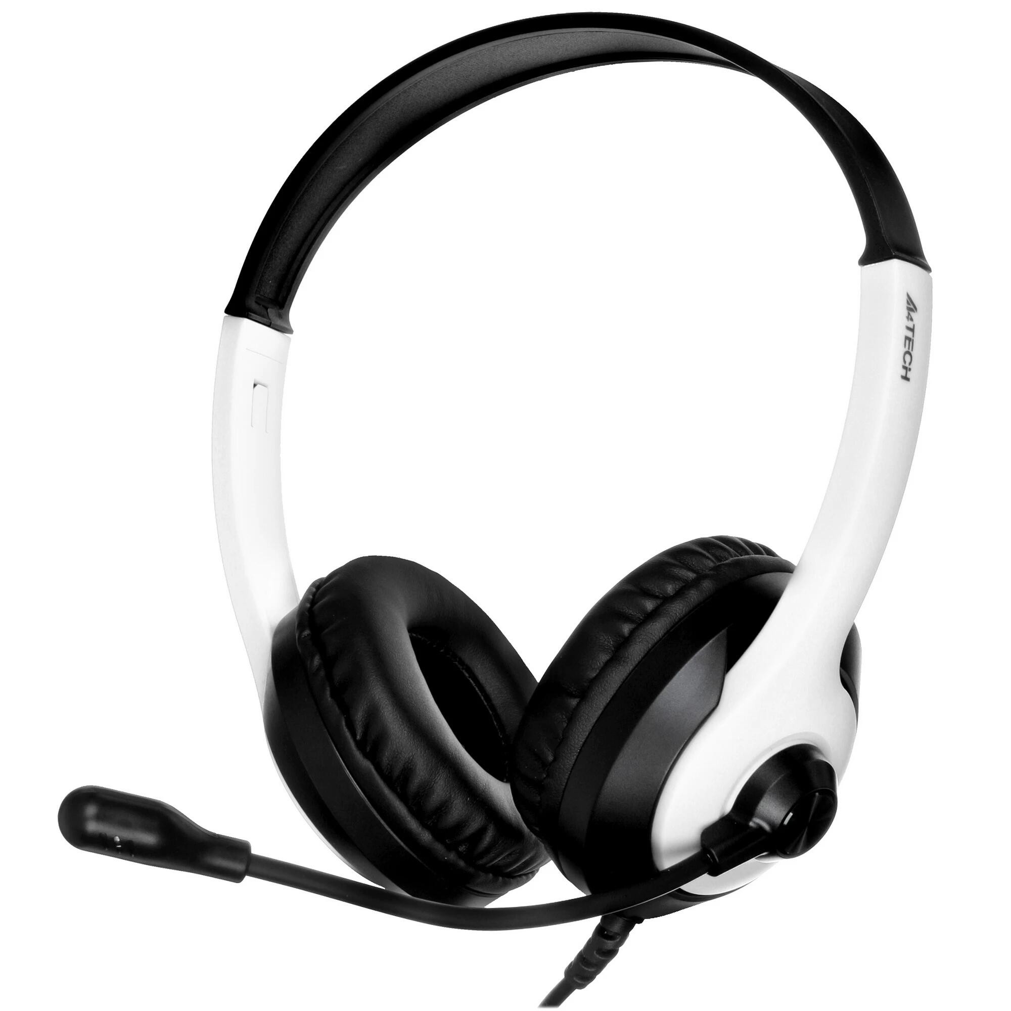 A4Tech Fstyler FH100U белый/черный 2м накладные USB (FH100U (PANDA))