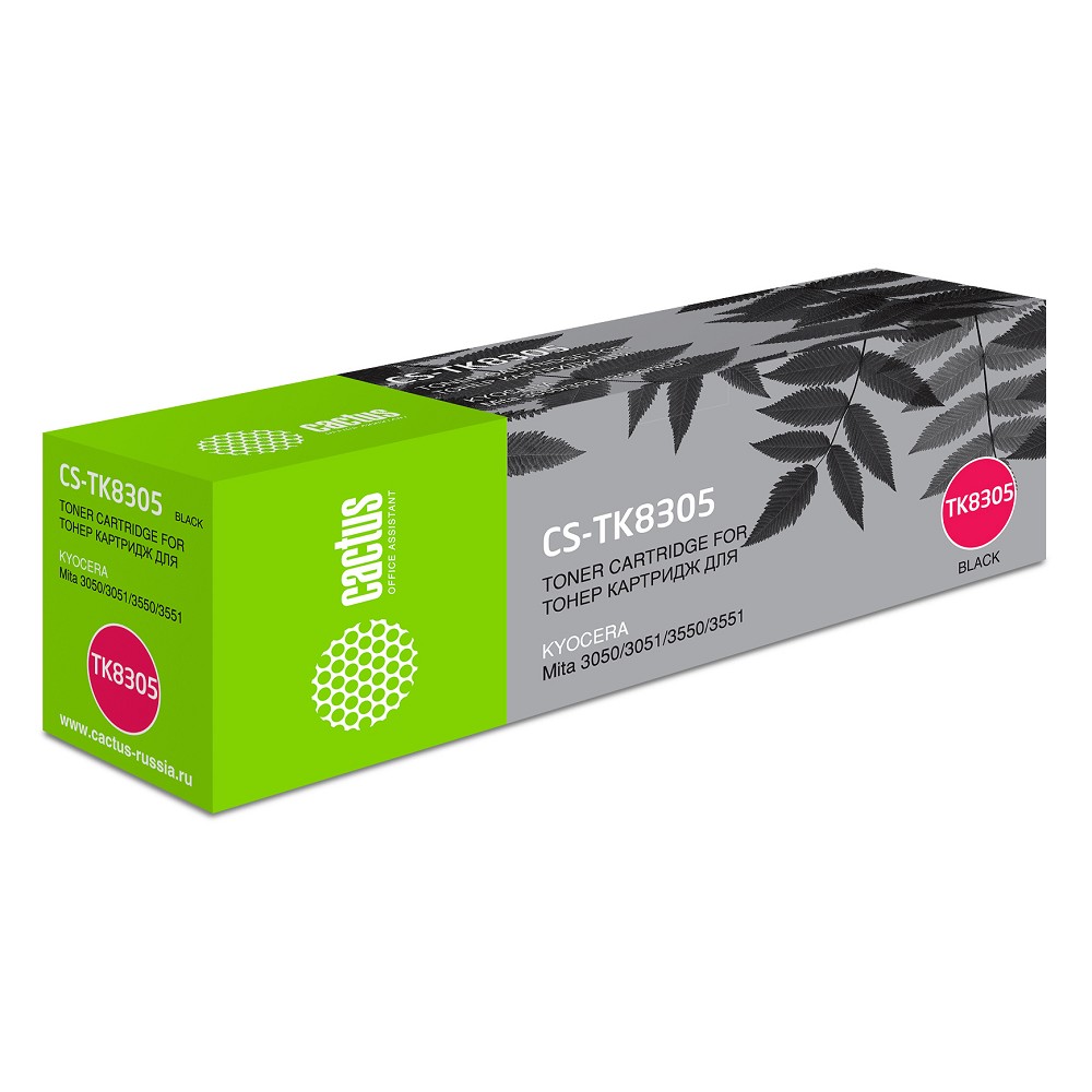 Картридж лазерный Cactus CS-TK8305 черный (25000стр.) для Kyocera Mita 3050/3051/3550/3551