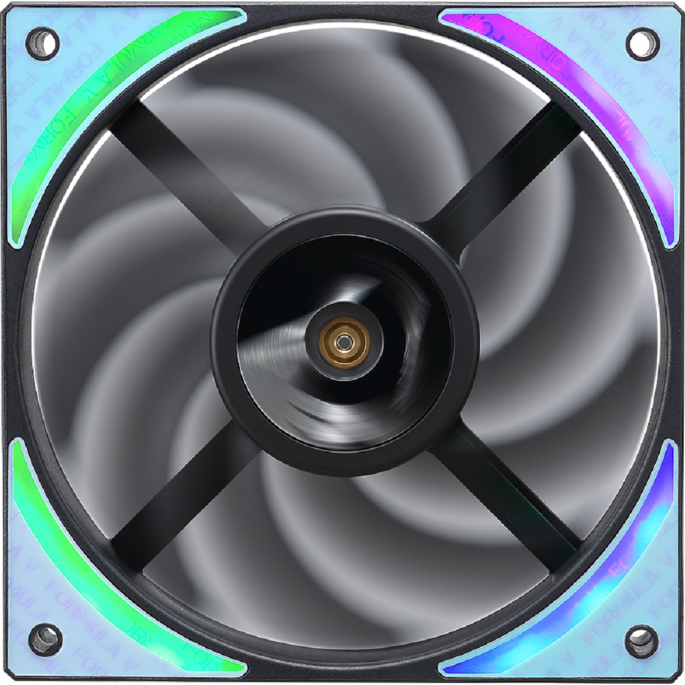 Case Fan Formula Air Bridge Plus ARGB 120мм черный 4-pin (AIR BRIDGE PLUS BK) Ret 3шт