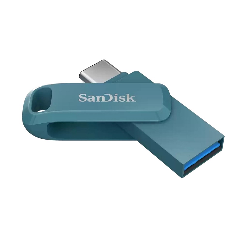 SanDisk USB Drive 128Gb  Ultra Dual Drive Go, USB 3.1 - USB Type-C голубой  [SDDDC3-128G-G46NBB]