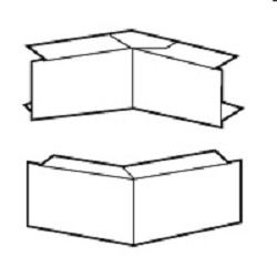 Legrand 030221 Угол внутренний/внешний переменный - для мини-плинтусов DLPlus 20x12,5 - белый