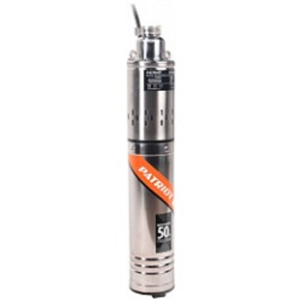 PATRIOT SP 3250 S Насос скважинный [315302463] {Мощн. - 500 Вт, напр. - 220 В, производ. -1920 л/час, высота подъема - 100 м, глубина погружения - 30 м, корпус - нержавеющая сталь, кабель 18 м.}