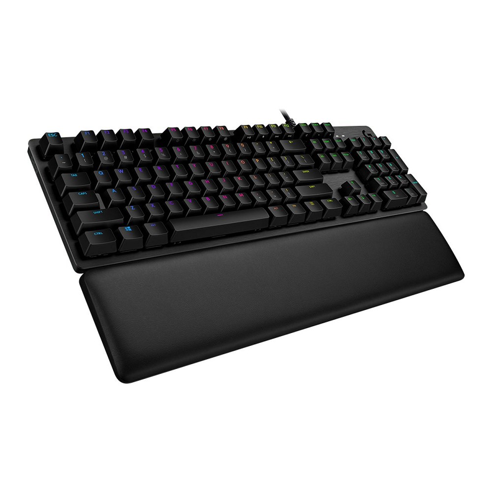 920-009329 Logitech Клавиатура G513 Tactile (GX Brown switches) механическая черный USB Multimedia for gamer LED (подставка для запястий)