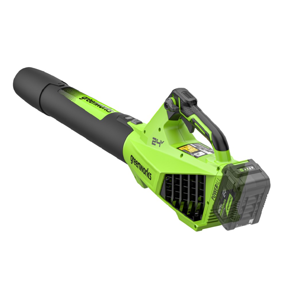 Greenworks Воздуходув аккумуляторный G24BIII, {24V, без АКБ и ЗУ} [2409607]