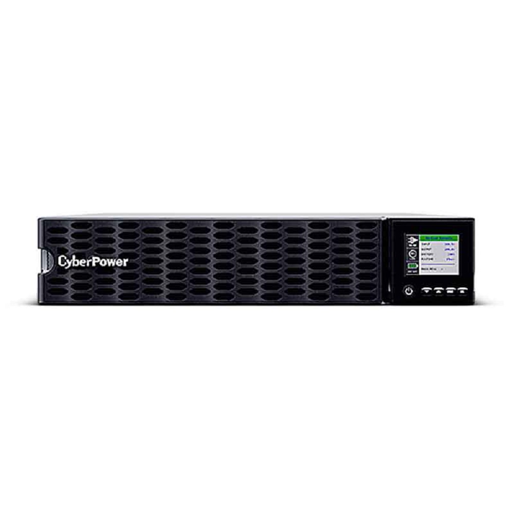 ИБП CyberPower OL5KERTHD 2U {Online, 5000VA/5000W USB/RS-232/Сухой контакт/EPO/SNMPslot (2 C19, 4 C13, клеммная колодка) 5Ач х12}