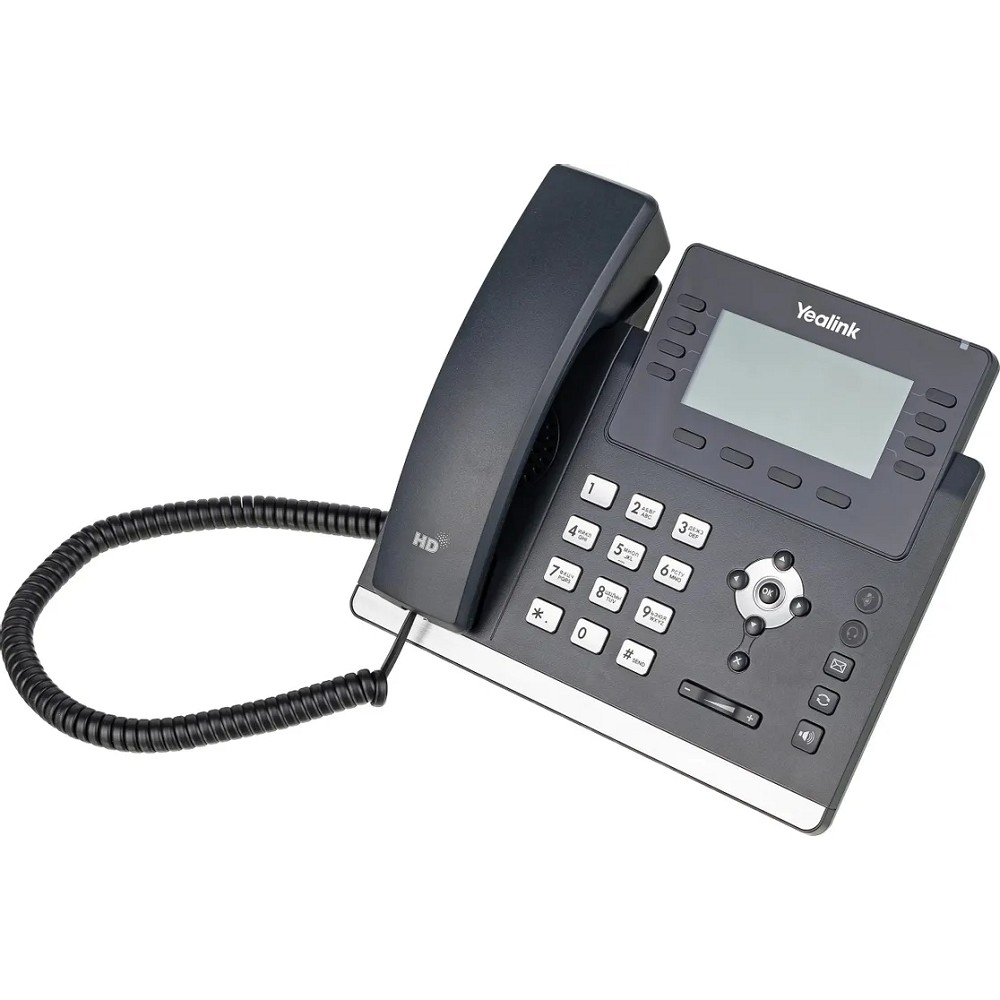 YEALINK SIP-T43U 12 аккаунтов, 2 порта USB, BLF, PoE, GigE, без БП, шт