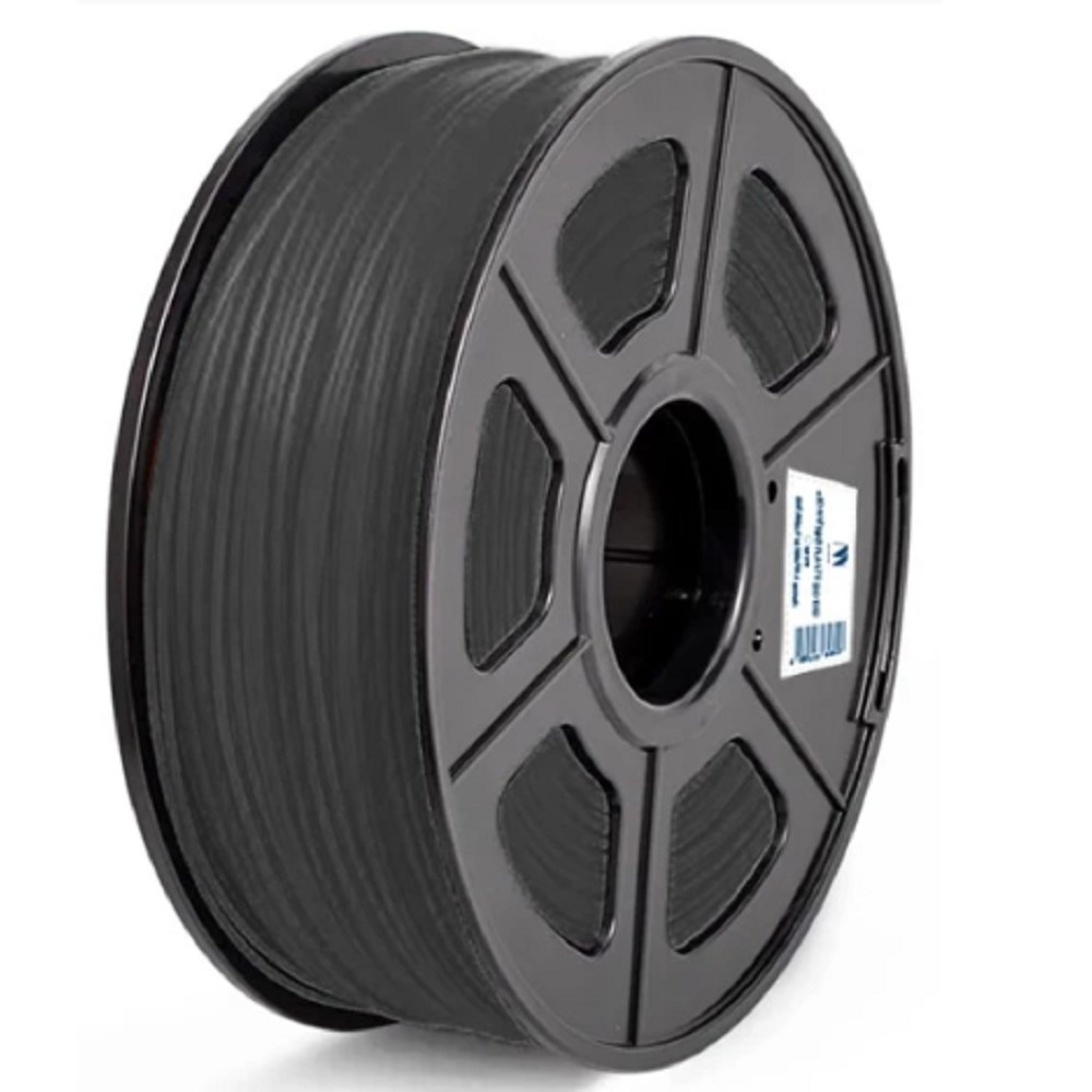 Филамент NVPRINT PLA  Black для 3D печати диаметр 1.75мм  длина 330 метров  масса 1 кг