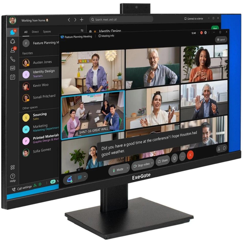 LCD ExeGate 27" EA2707A {IPS 2560x1440 165Hz 1ms 16:9 250cd 1000:1 178/178 2xHDMI2.0 DisplayPort USB WebCam} [EX300309RUS]