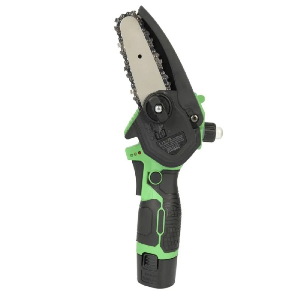 Zitrek GreenSaw 12 Пила цепная аккумуляторная [083-2015] { 12В, 1,5Ач Li-ion аккум. 2шт, ЗУ }