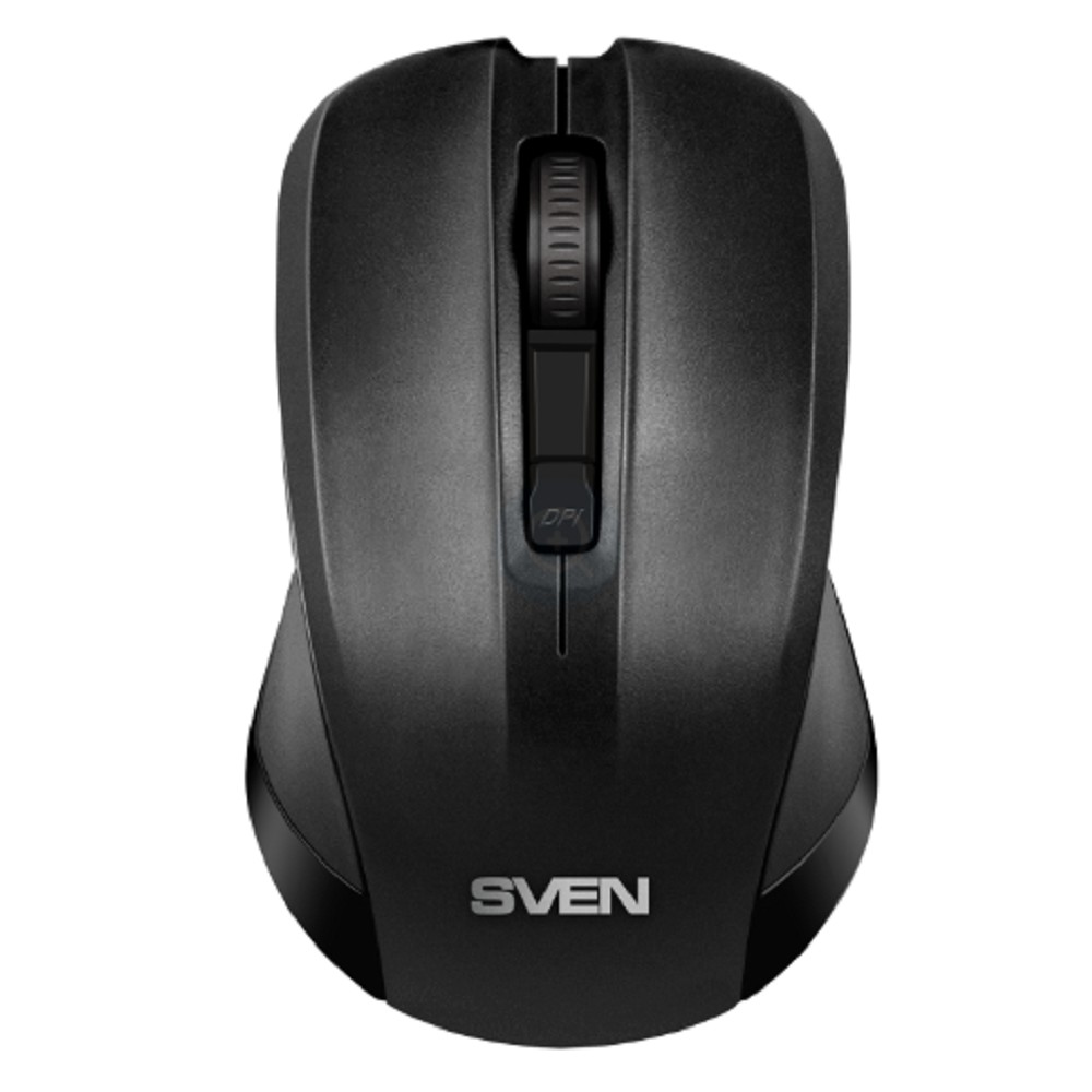 Беспроводная мышь Sven RX-270W чёрная (3+1кл. 800-1600DPI, блист)