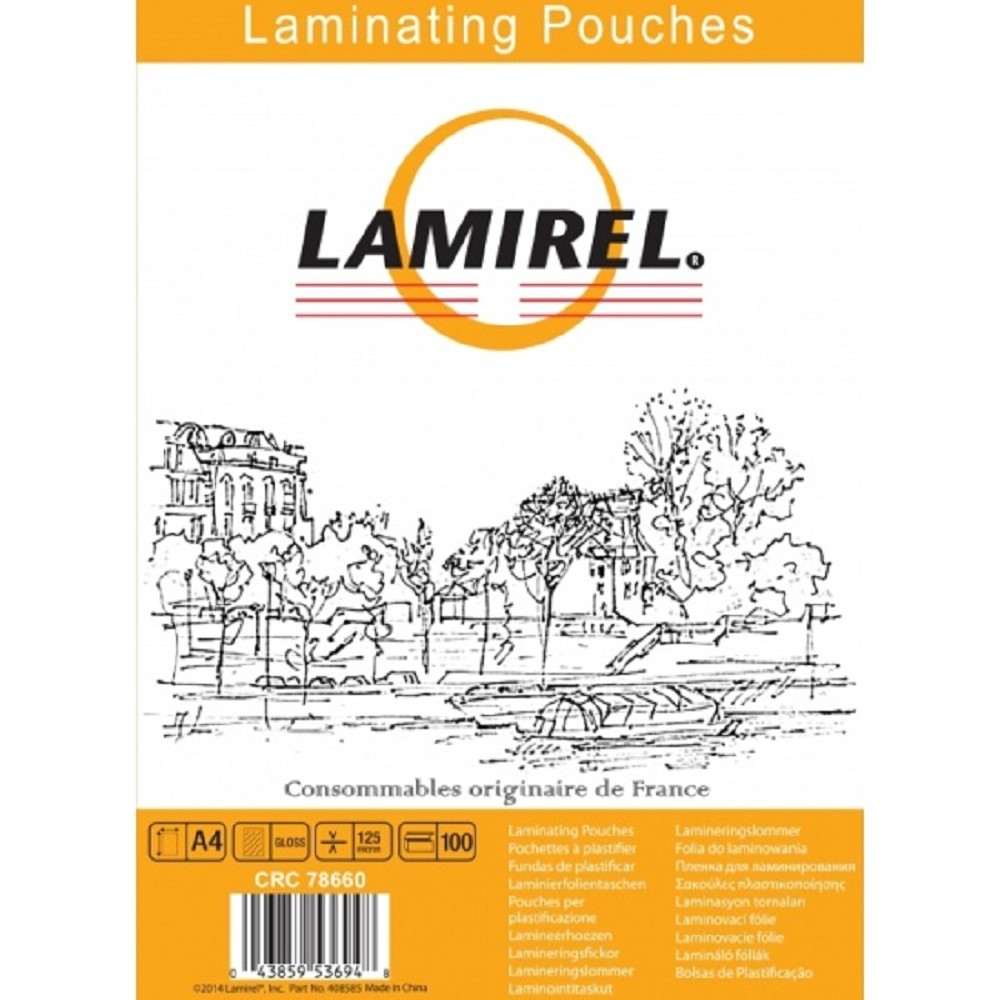 Lamirel Пленка для ламинирования CRC-78660(01) (А4, 125мкм, 100 шт.)