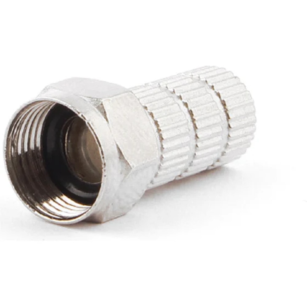 F Коннектор Cablexpert для кабеля RG6, 5шт, с уплот. рез. кольцом (SPL6-02)