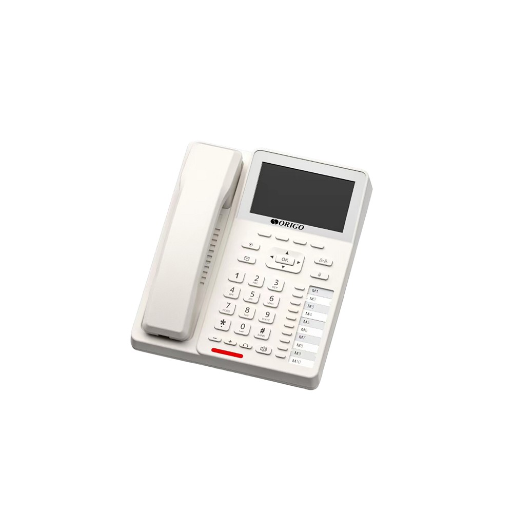 ORIGO OPH500/A1A IP-телефон с цветным дисплеем 4.3", 1000Base-T WAN PoE, 1000Base-T LAN, без адаптера питания