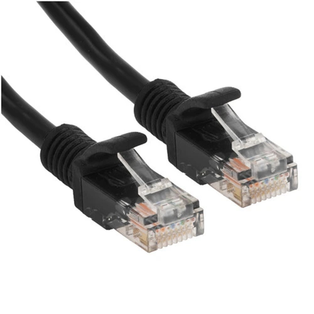 Cablexpert Патч-корд медный UTP PP10-1.5M/BK кат.5, 1.5м, литой, многожильный (черный)
