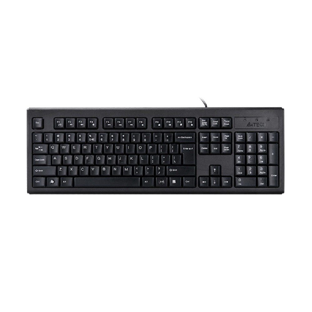 Клавиатура A-4Tech KR-83 black USB, проводная USB, 104 клавиши [533406]