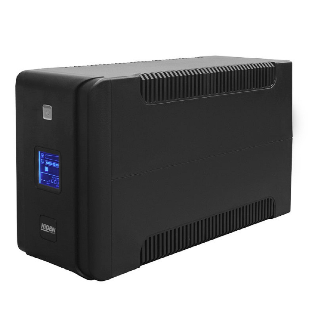 ИБП HIDEN EXPERT ULS2000C 2000ВА/1200Вт {Линейно-интерактивный,4xSchuko+2xIEC C13 LCD, USB,встроенные АКБ 2x12B/9Ач}
