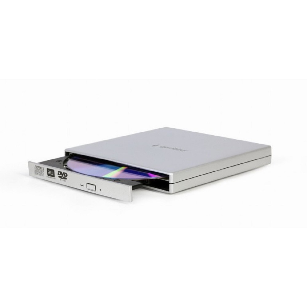 Повреждение упаковки USB 2.0 Gembird DVD-USB-02-SV пластик, серебро 