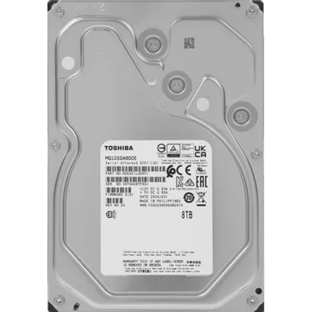 8TB Toshiba Enterprise Capacity MG10SDA800E  8Tb, HDD, SAS 3.0, 3.5" 