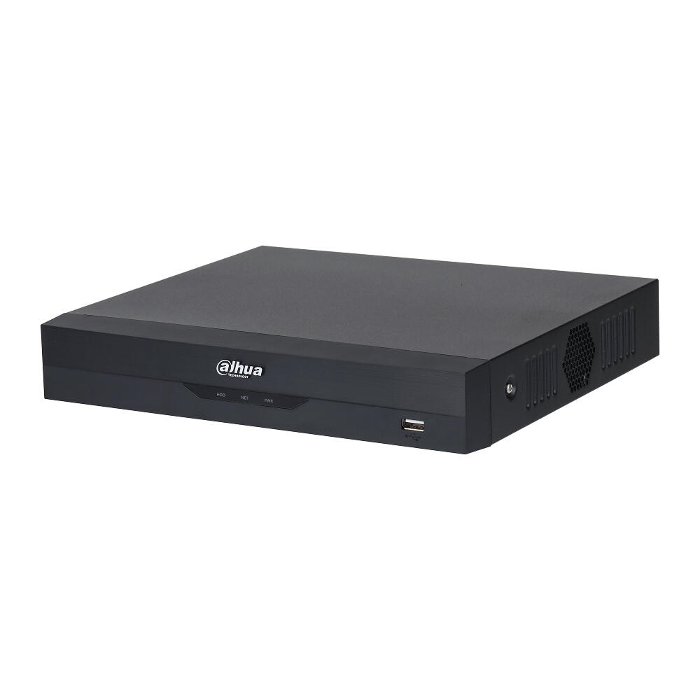 DAHUA DH-XVR5104HS-4KL-I3/T 4-канальный HDCVI-видеорегистратор с FR HDCVI, AHD, TVI, IP, CVBS 1 SATA III до 16Тбайт; видеоаналитика: SMD Plu 1 HDMI, 1 VGA; RJ45 100Мбит/с; аудиовх/вых: 1/1